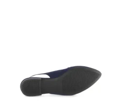 Sling-back blauw
