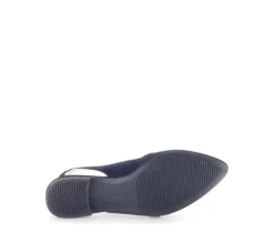 Sling-back blauw
