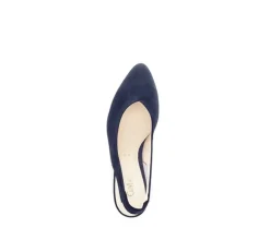 Sling-back blauw