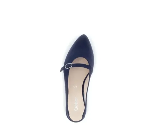 Sling-back blauw