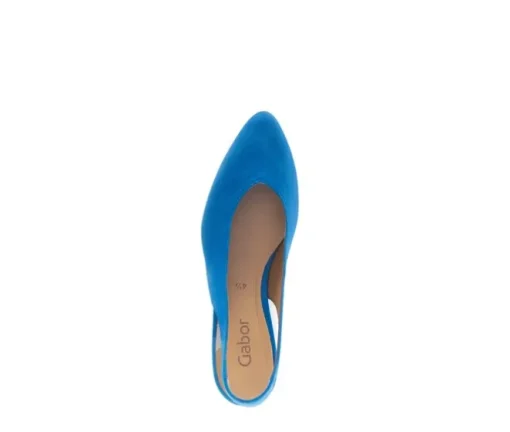 Sling-back blauw