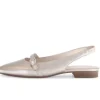 Sling-back goud