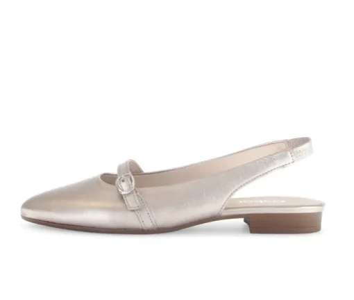 Sling-back goud