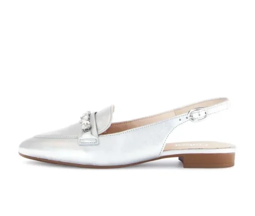 Sling-back zilver