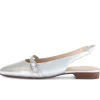 Sling-back zilver