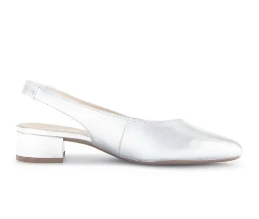 Sling-back zilver