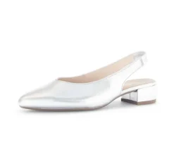 Sling-back zilver
