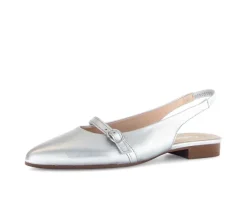Sling-back zilver