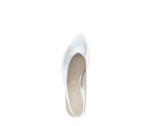 Sling-back zilver
