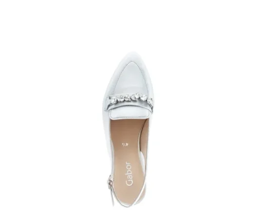 Sling-back zilver