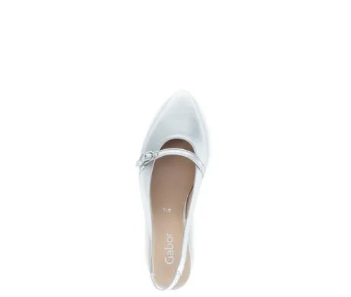 Sling-back zilver