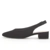 Sling-back zwart
