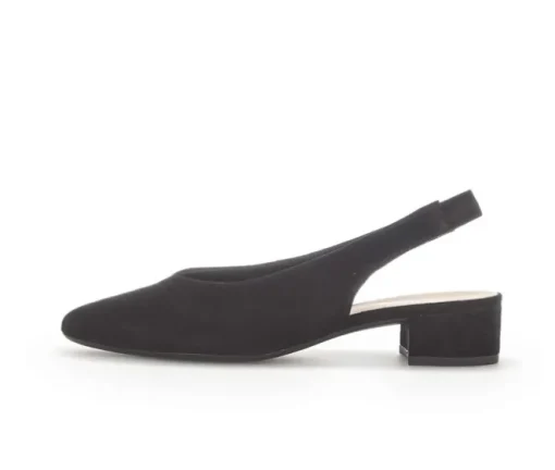 Sling-back zwart