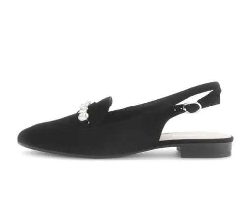 Sling-back zwart