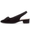 Sling-back zwart