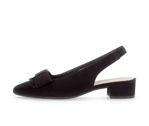 Sling-back zwart