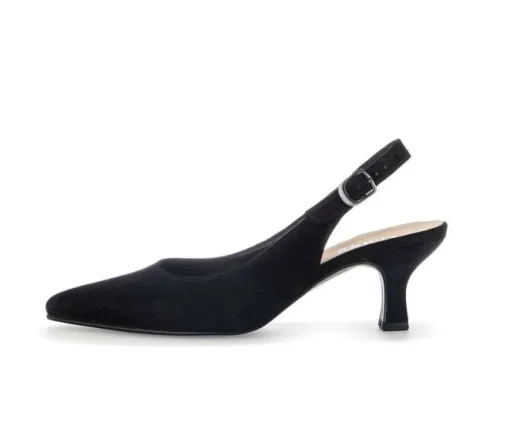 Sling-back zwart