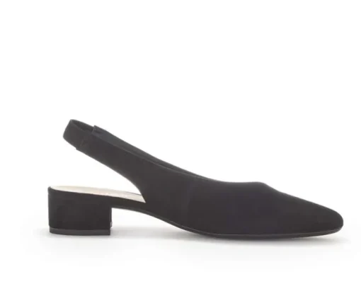 Sling-back zwart