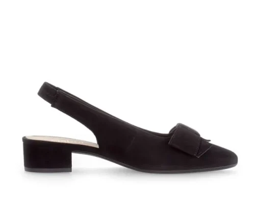 Sling-back zwart
