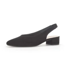 Sling-back zwart