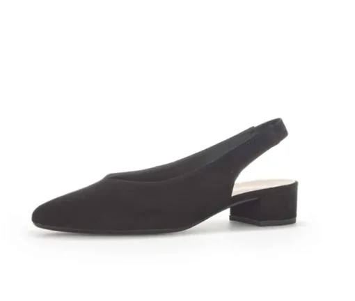 Sling-back zwart
