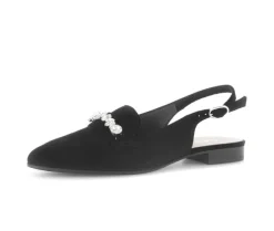 Sling-back zwart
