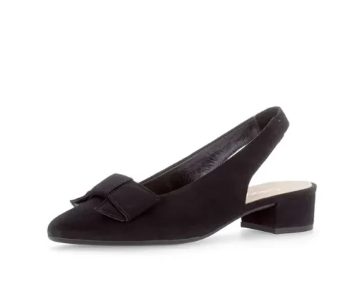 Sling-back zwart