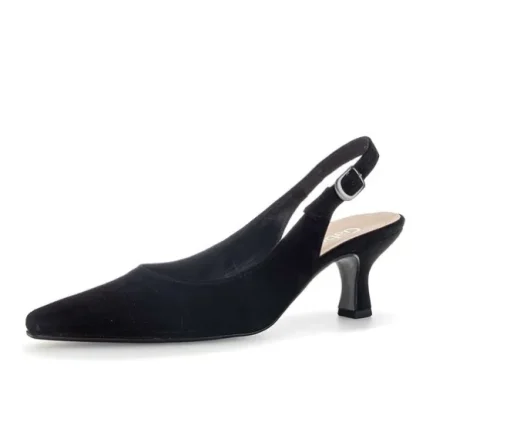 Sling-back zwart
