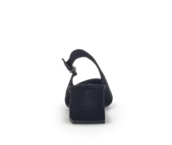 Sling-back zwart
