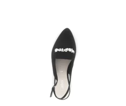 Sling-back zwart