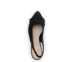 Sling-back zwart