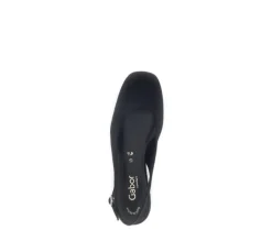 Sling-back zwart