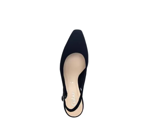 Sling-back zwart