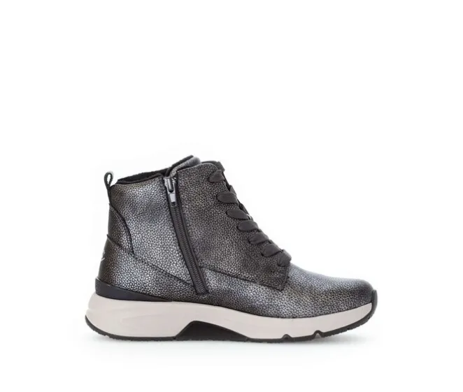 Sportief enkellaarsje grijs