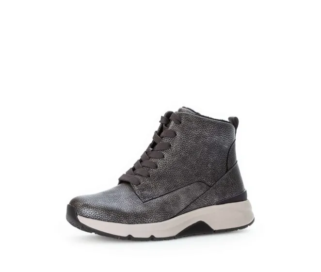 Sportief enkellaarsje grijs