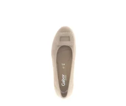 Sportieve ballerina beige