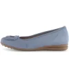 Sportieve ballerina blauw
