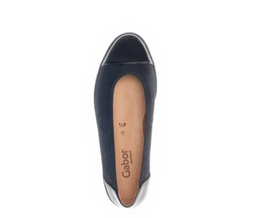Sportieve ballerina blauw