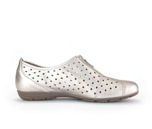 Sportieve ballerina goud