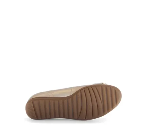 Sportieve ballerina goud