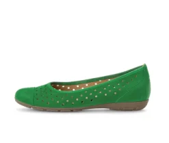 Sportieve ballerina groen
