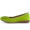 Sportieve ballerina groen