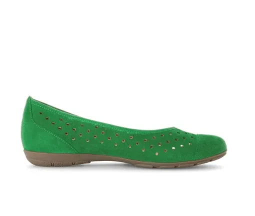 Sportieve ballerina groen