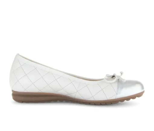 Sportieve ballerina wit