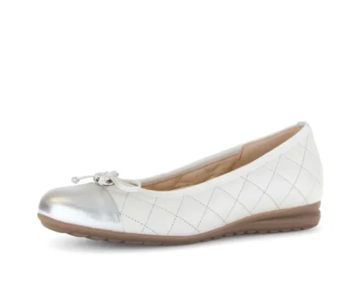 Sportieve ballerina wit