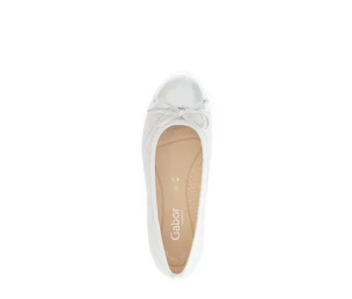 Sportieve ballerina wit