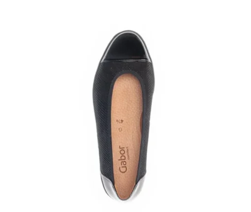 Sportieve ballerina zwart