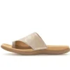 Teenslipper beige