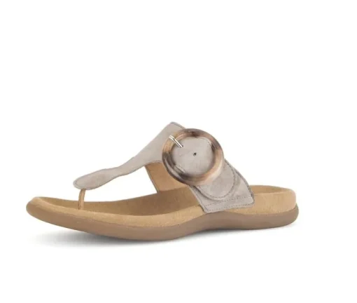 Teenslipper beige