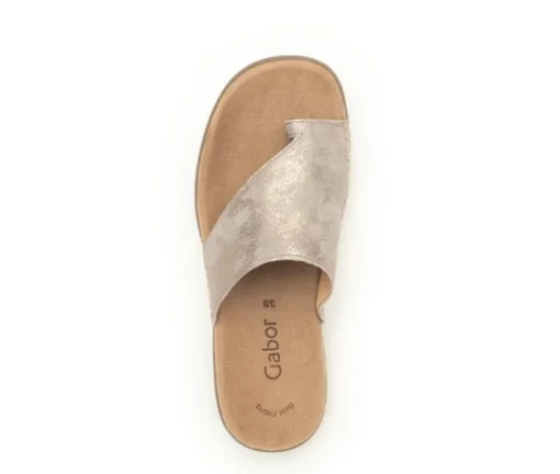 Teenslipper beige